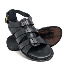 Black Handmade Sandal PS-9742