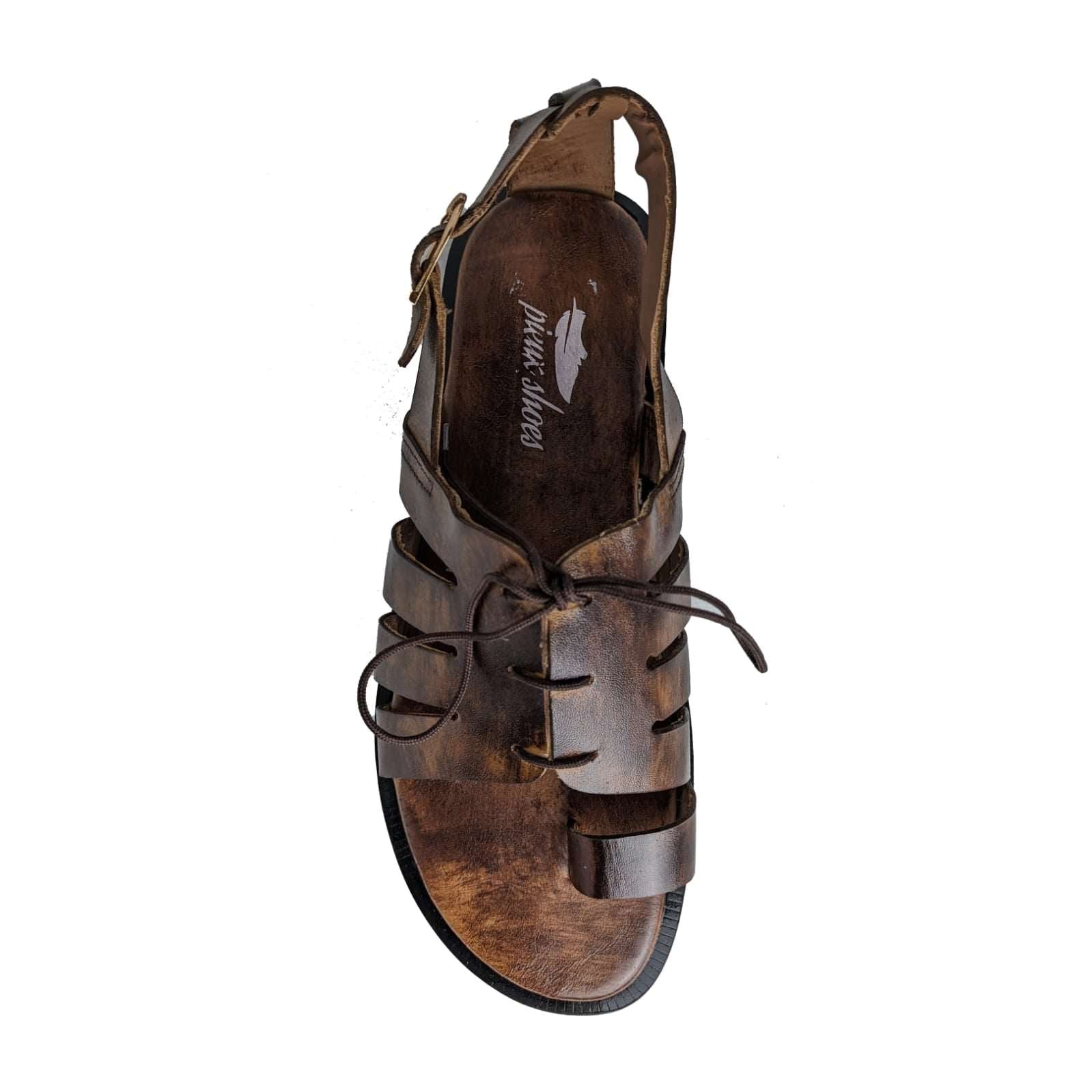 Brown Handmade Sandal PS-9431